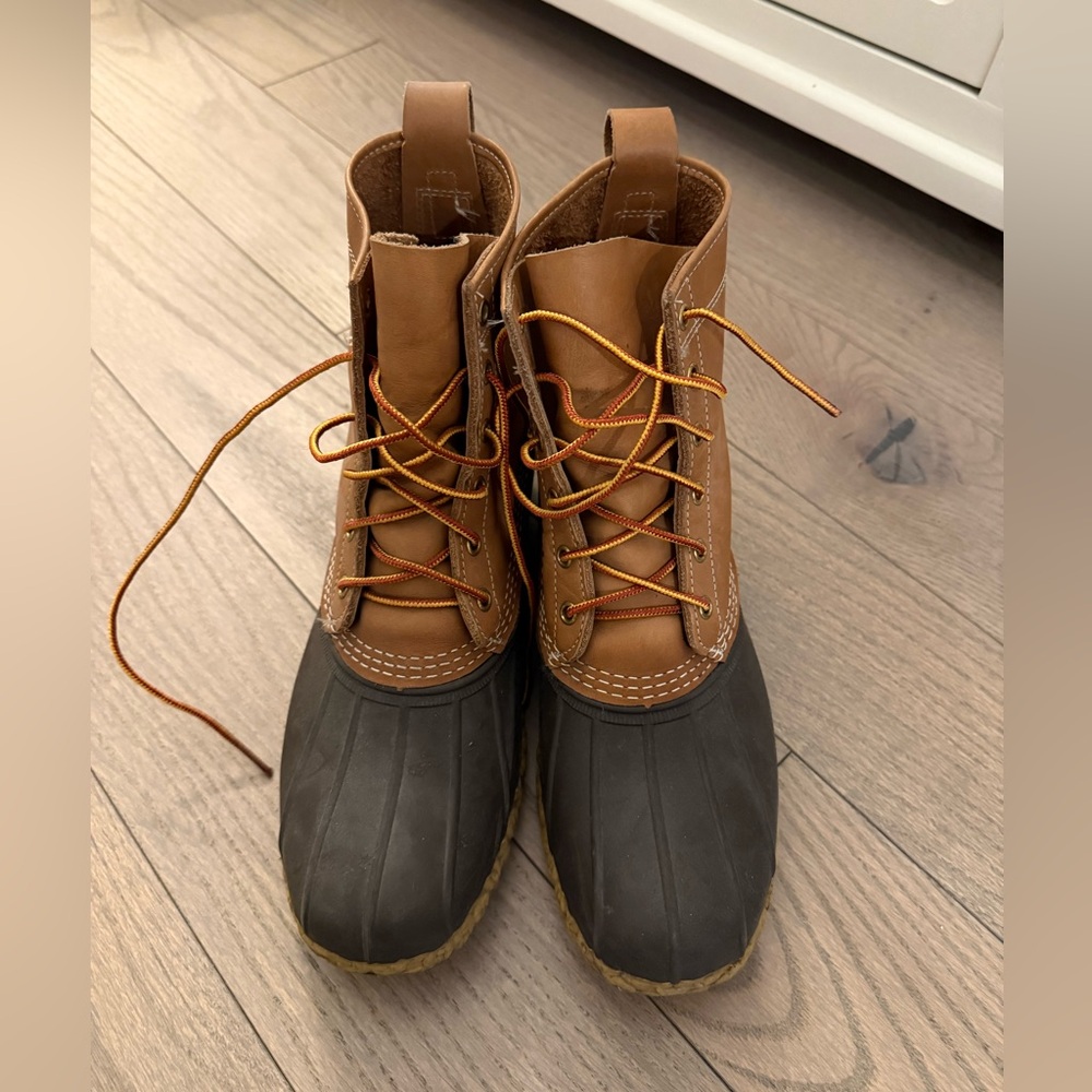 LL Bean Men's Brown and Black Boots